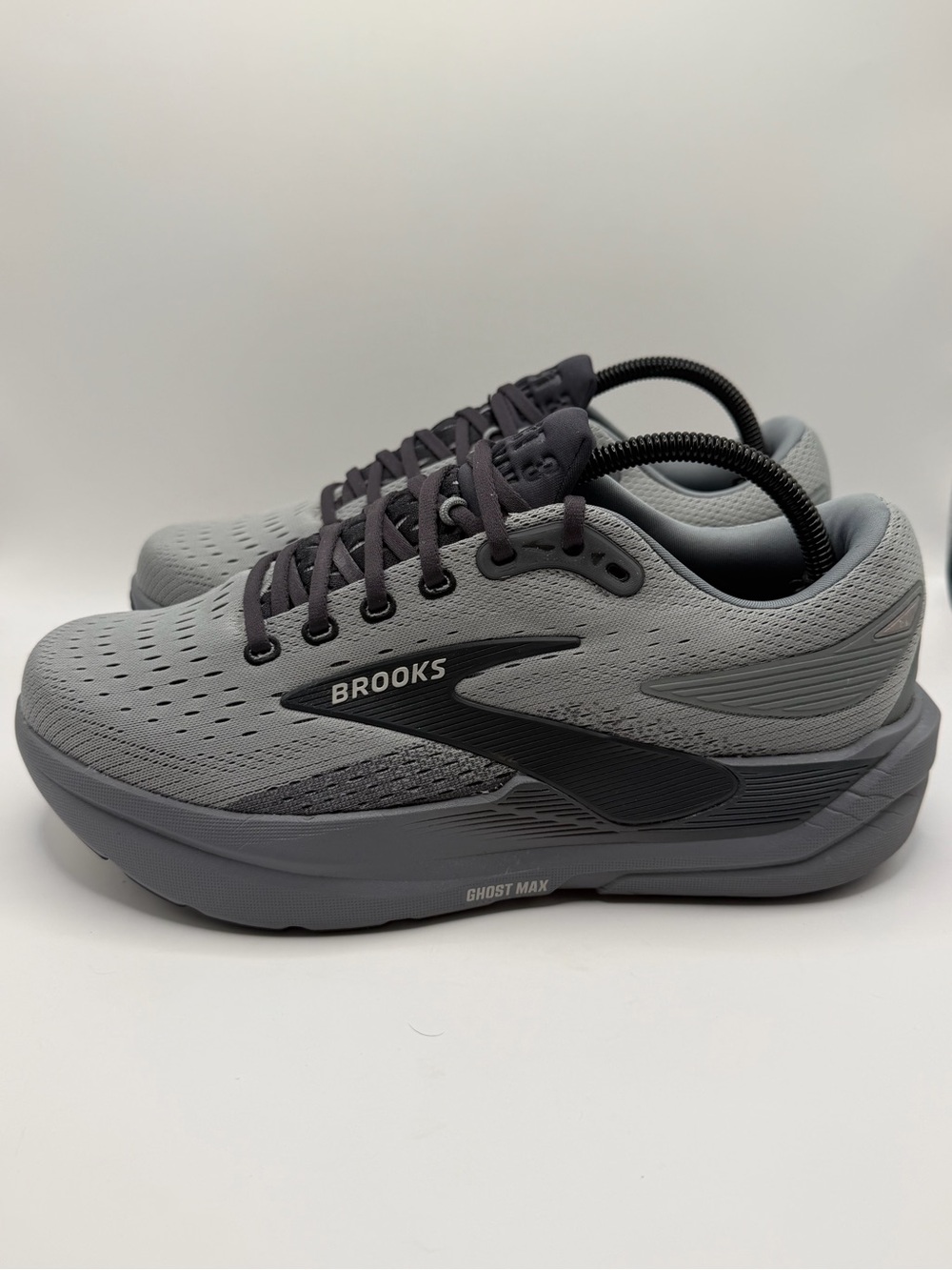 Brooks Ghost Max 3 Mens Size 8.5 4E Extra Wide Gray Road Running Shoes - Picture 5 of 16
